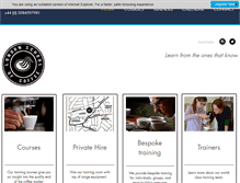 Tablet Screenshot of londonschoolofcoffee.com
